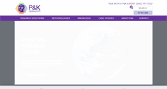 Desktop Screenshot of pk-research.com