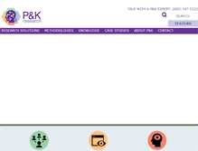 Tablet Screenshot of pk-research.com